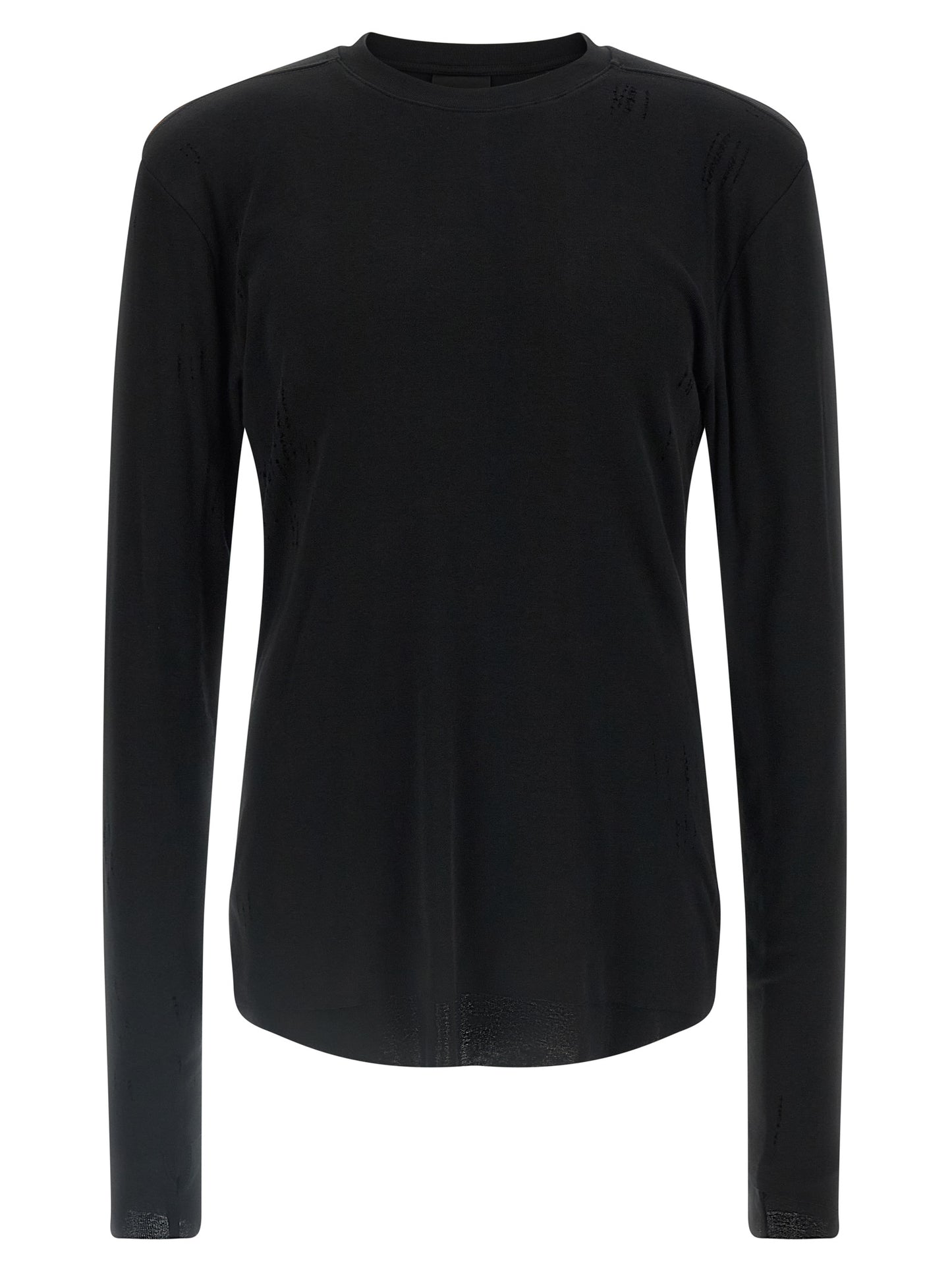 Thom Krom Black Cotton T-Shirt