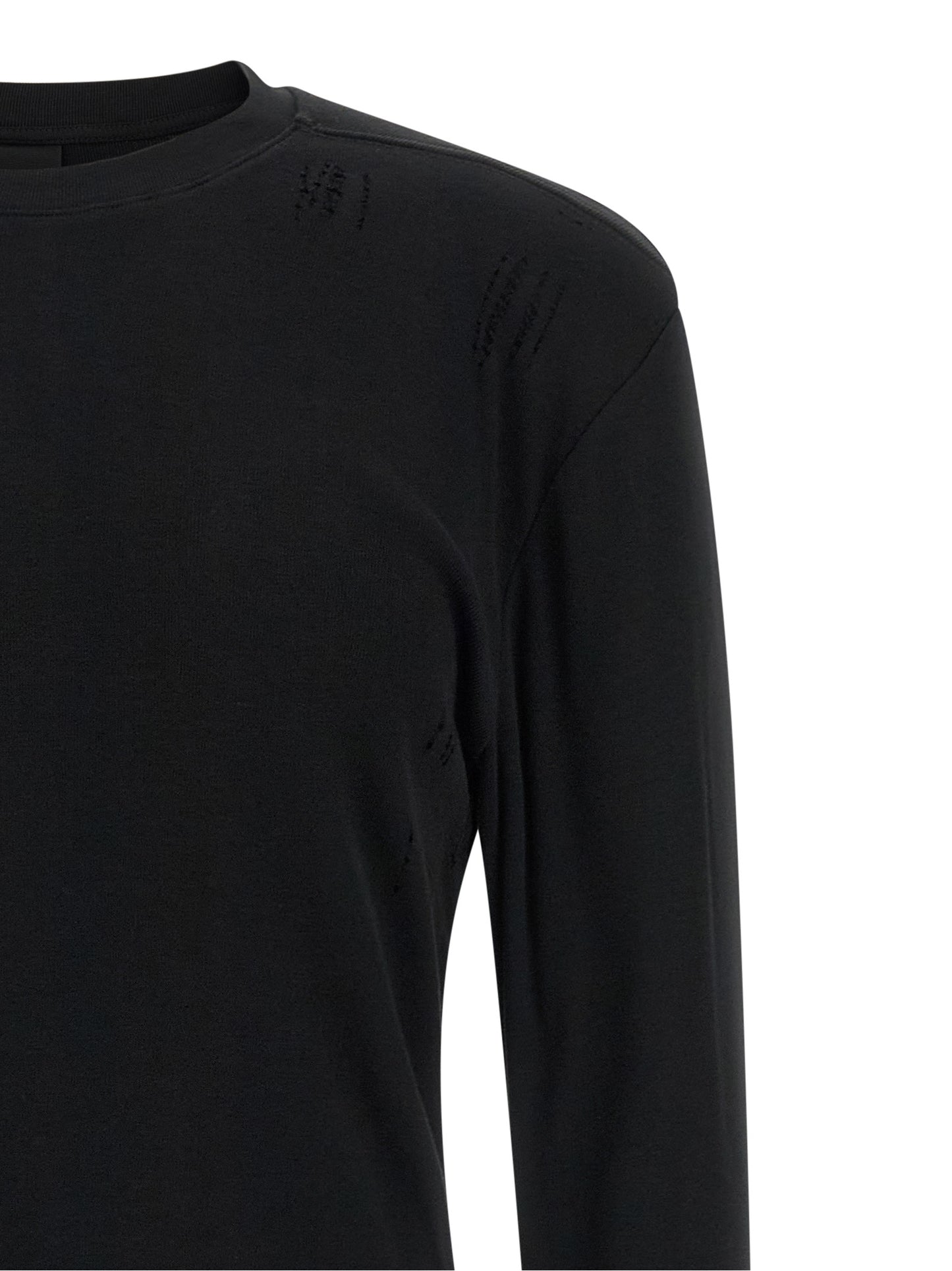 Thom Krom Black Cotton T-Shirt