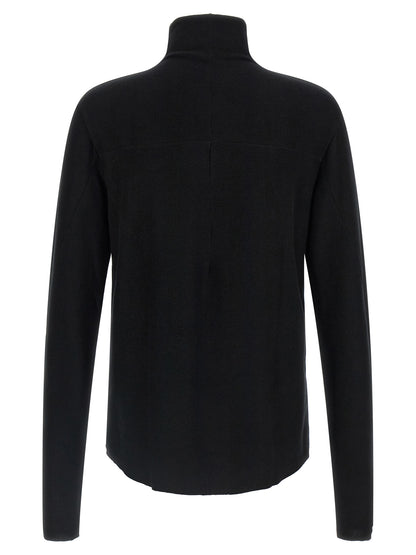 Thom Krom Black Viscose Cardigan