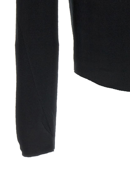 Thom Krom Black Viscose Cardigan
