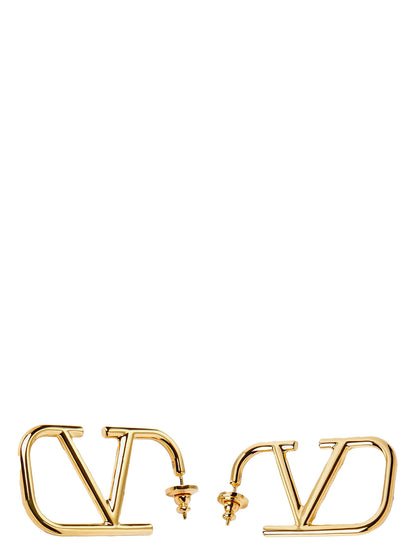 Valentino Garavani Gold Brass Earrings