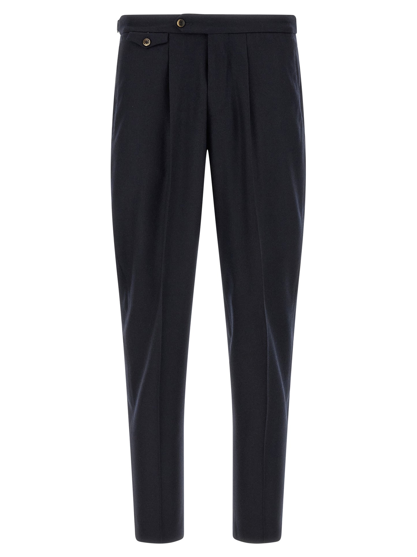 PT Torino Black Virgin Wool Dress Pants