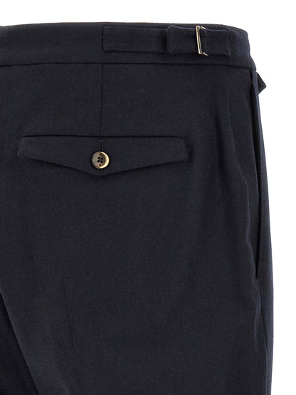 PT Torino Black Virgin Wool Dress Pants