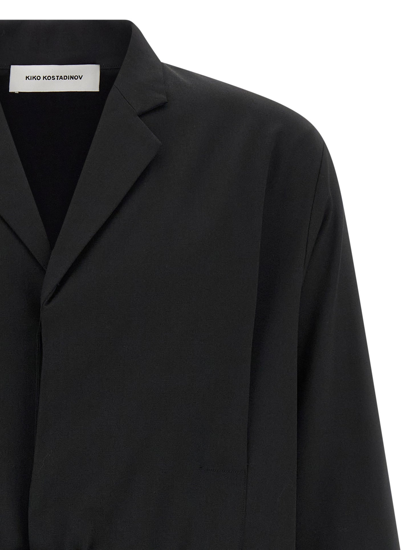 Kiko Kostadinov Black Virgin Wool Blazer