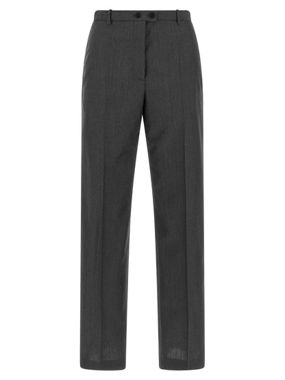 Jil Sander Gray Wool Dress Pants