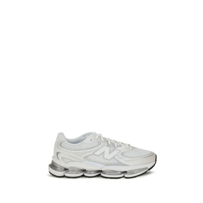 New Balance White Polyamide Athletic Sneakers