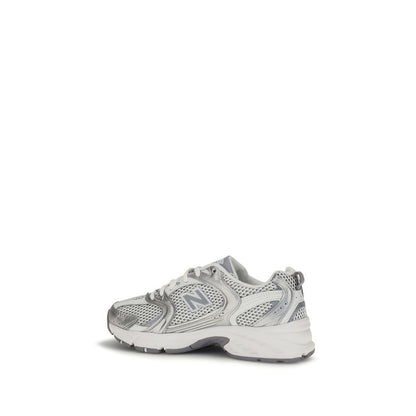 New Balance White Polyamide Athletic Sneakers