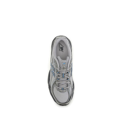 New Balance Gray Fabric Athletic Sneakers