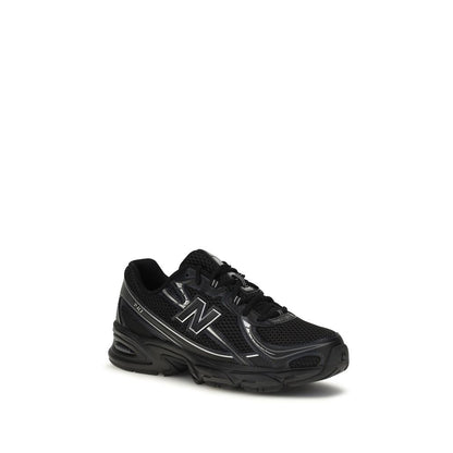 New Balance Black Polyamide Athletic Sneakers
