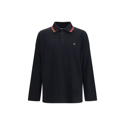Vivienne Westwood Black Cotton Polo Shirt