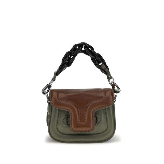 Evening Handbag by Pierre Hardy for women in bos taurus calf leather brown presents a ornamental silhouette, showcasing a secure snap, flap & magnetic, ample external-pockets, and versatile shoulder-strap, handle & adjustable-strap for a ornamental finish.