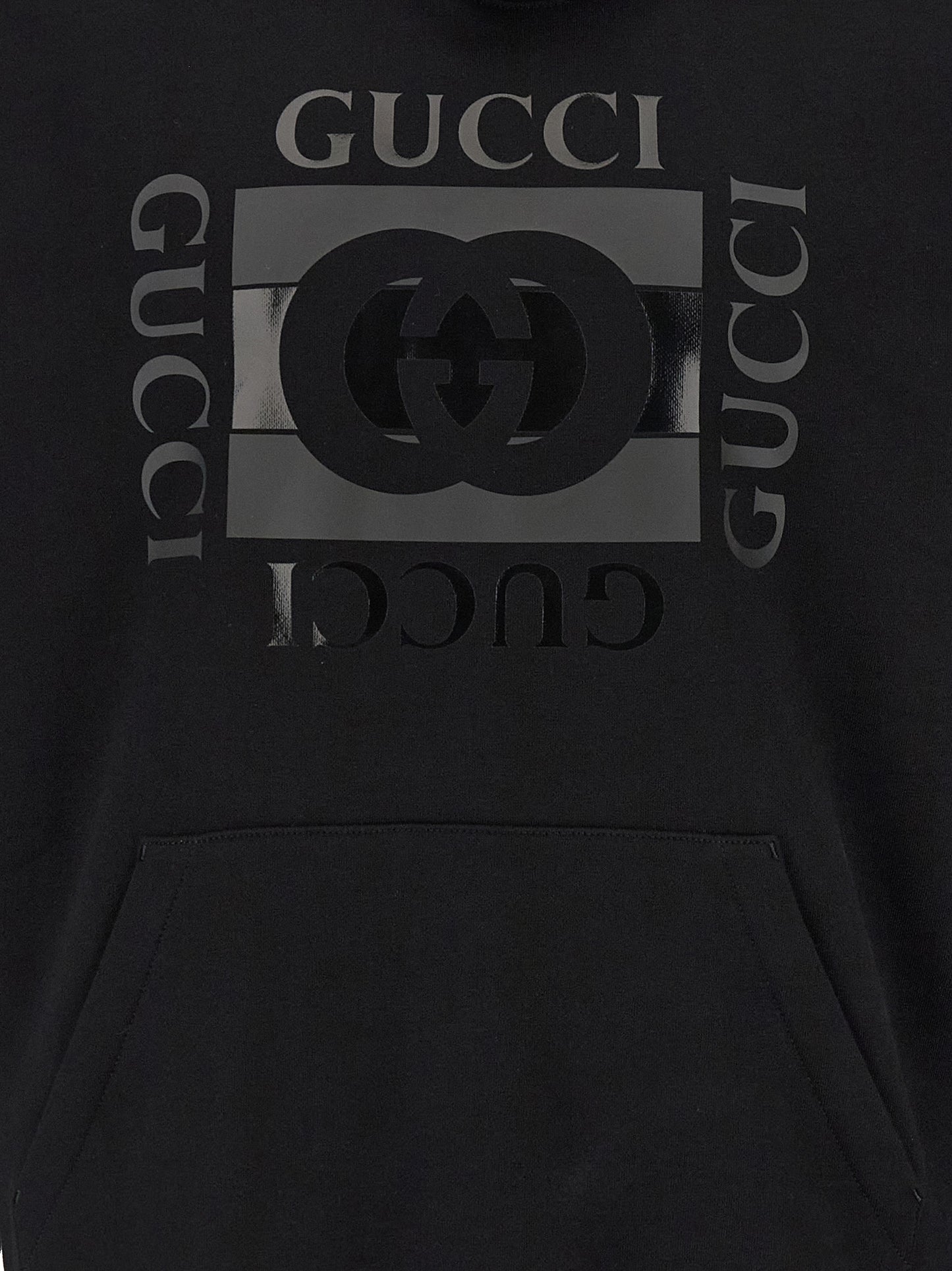 Gucci Black Cotton Sweatshirt