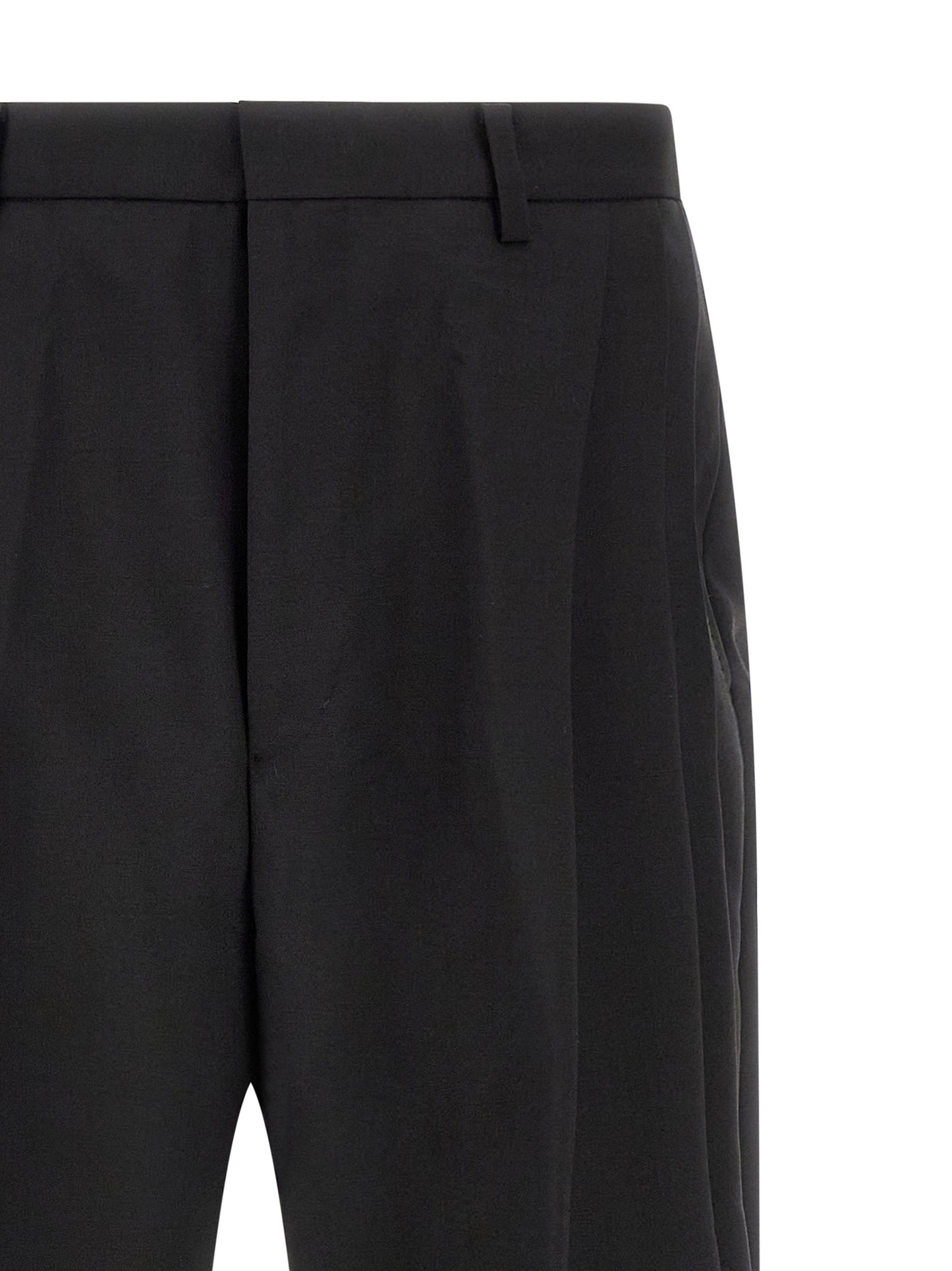 Kiko Kostadinov Black Wool Dress Pants