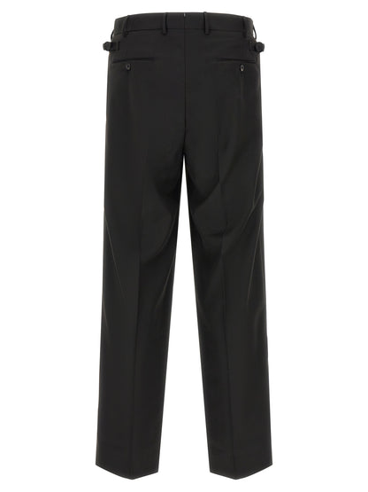 CELLAR DOOR Black Polyester Casual Pants
