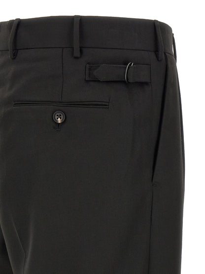 CELLAR DOOR Black Polyester Casual Pants