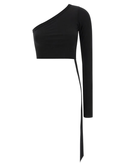 DRKSHDW Black Cotton Blouse