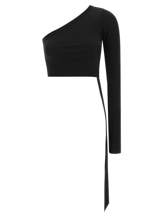 DRKSHDW Black Cotton Blouse