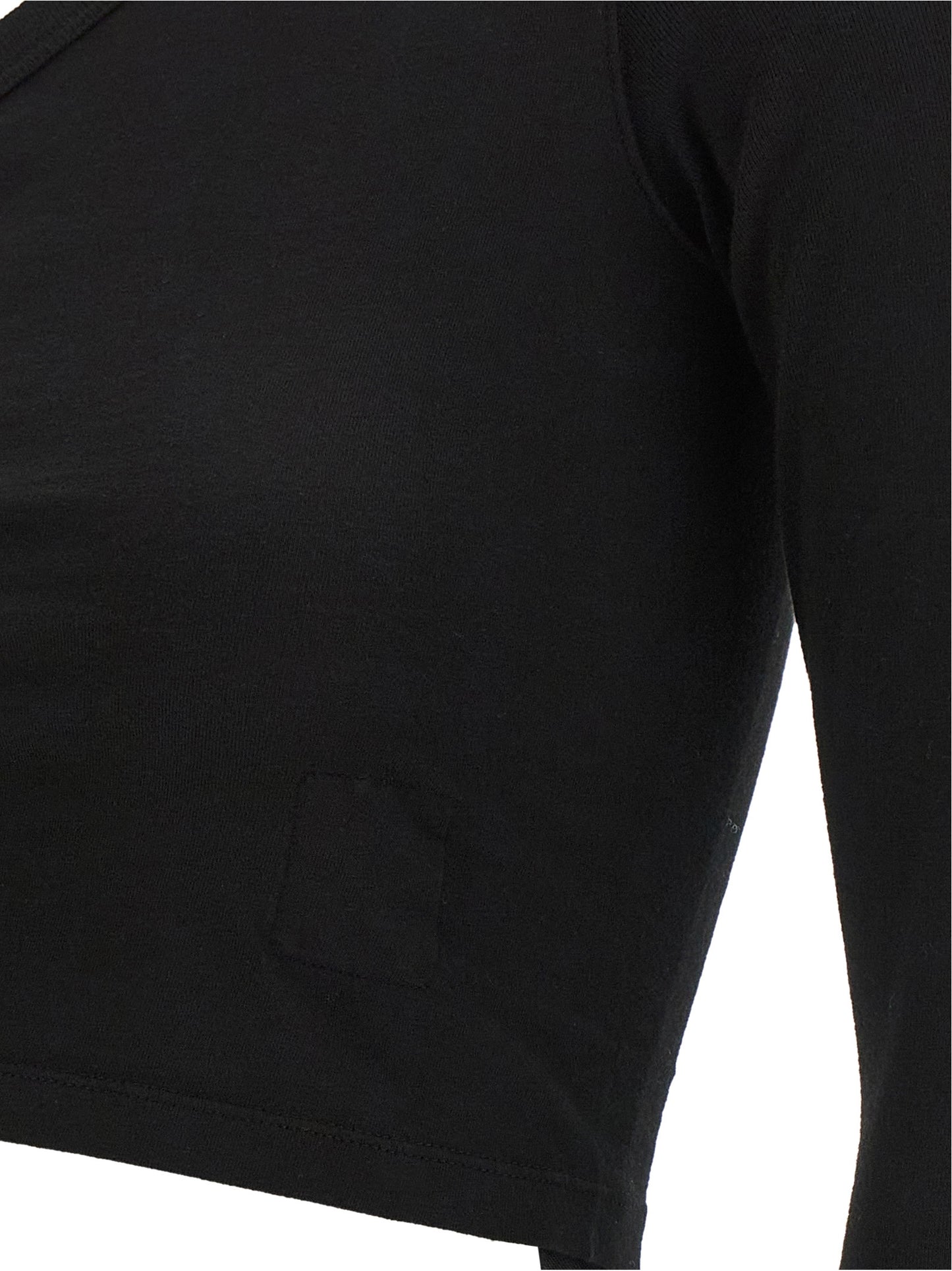 DRKSHDW Black Cotton Blouse