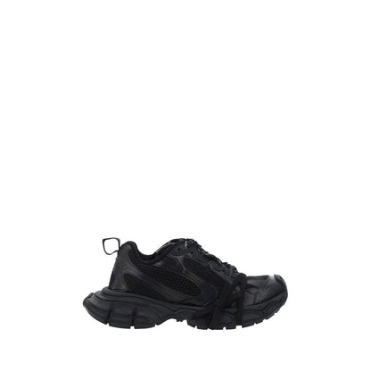 Balenciaga Black Polyurethane Chunky Sneakers