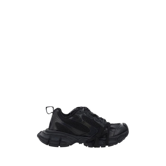 Sneakers by Balenciaga for women in polyester & polyurethane black presents a sumptuous silhouette, artfully capturing the essence of the Women's Chunky Polyester & Polyurethane Sneakers with its sumptuous chunky style design.