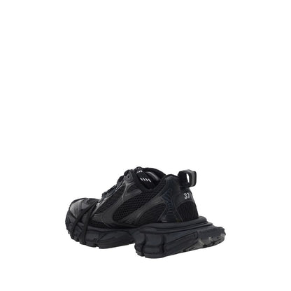 Balenciaga Black Polyurethane Chunky Sneakers