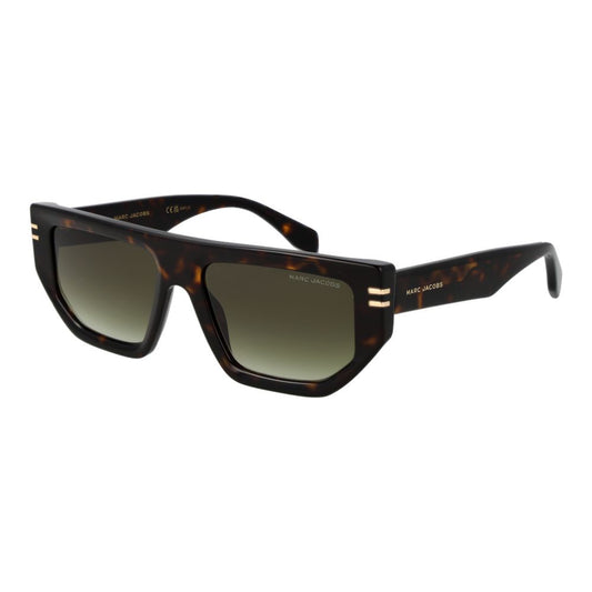 Sunglasses by Marc Jacobs for unisex in acetate and brown featuring an stylish full-rim square frame design with a sophisticated brown coloured frame finish and high-performance gradient category-3-dark-tint lens.