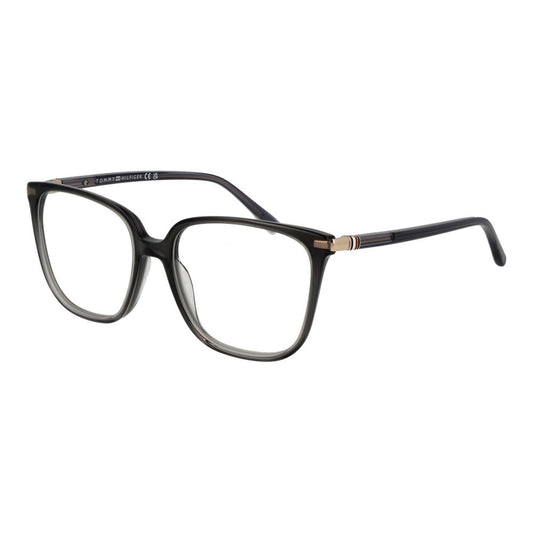 Eyeglasses Frames by Tommy Hilfiger for women in acetate and gray showcases an refined full-frame frame design featuring a sophisticated gray coloured frame for an refined and refined aesthetic.
