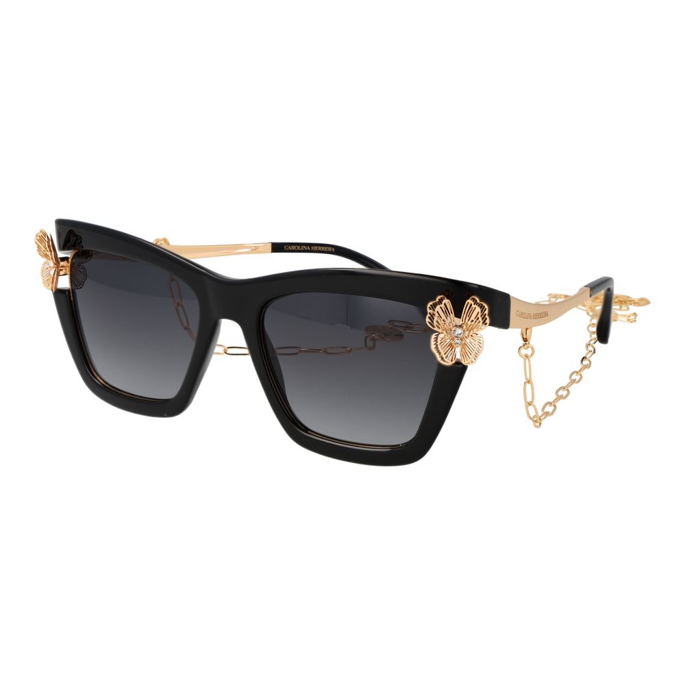 Carolina Herrera Black Polyamide Sunglasses