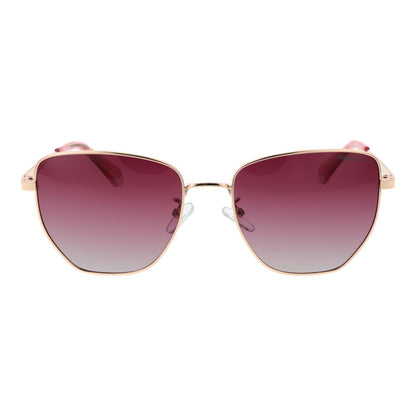 Polaroid Gold Metal Sunglasses