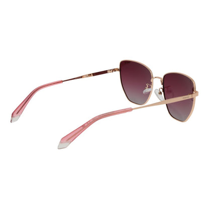 Polaroid Gold Metal Sunglasses