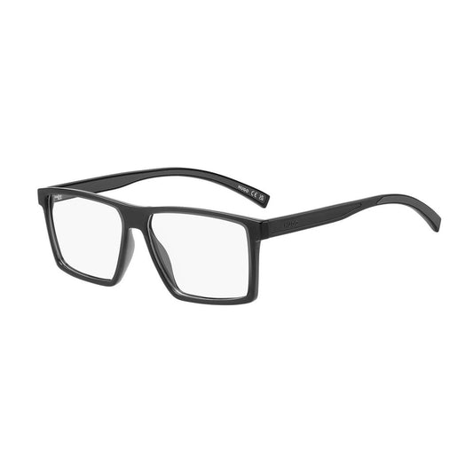 Eyeglasses Frames by Hugo Boss for men in plastic gray showcases a refined full-frame frame design with a refined gray coloured frame finish for a refined and sophisticated look.