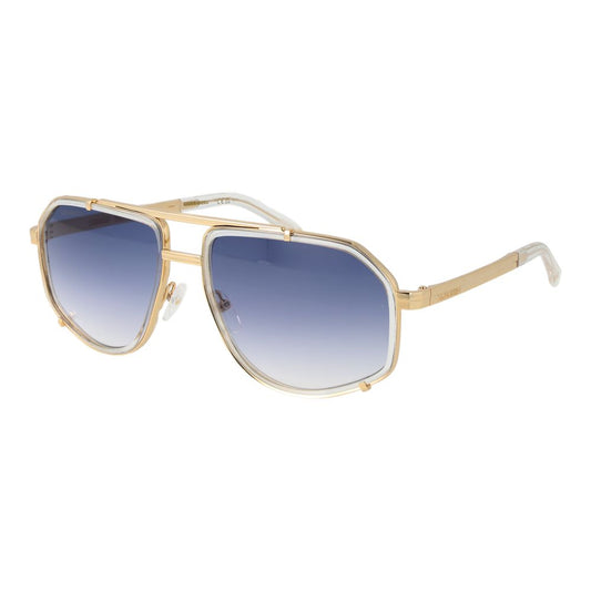 Sunglasses by Dsquared² for men in metal and gold & red presents a enviable silhouette, featuring gold coloured frame and aviator full-rim frame design with gradient category-2-medium-tint lens for a enviable look.