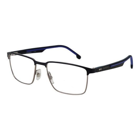 Eyeglasses Frames by Carrera for men in metal gray features an refined silhouette, showcasing the refined gray coloured frame and sophisticated full-frame frame design.
