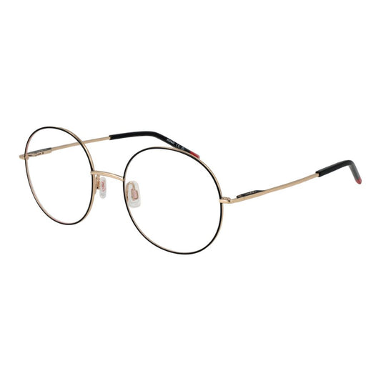 Eyeglasses Frames by Hugo Boss for women in metal and black showcases a refined silhouette, detailed with a black coloured frame finish and a sophisticated full-frame frame design.