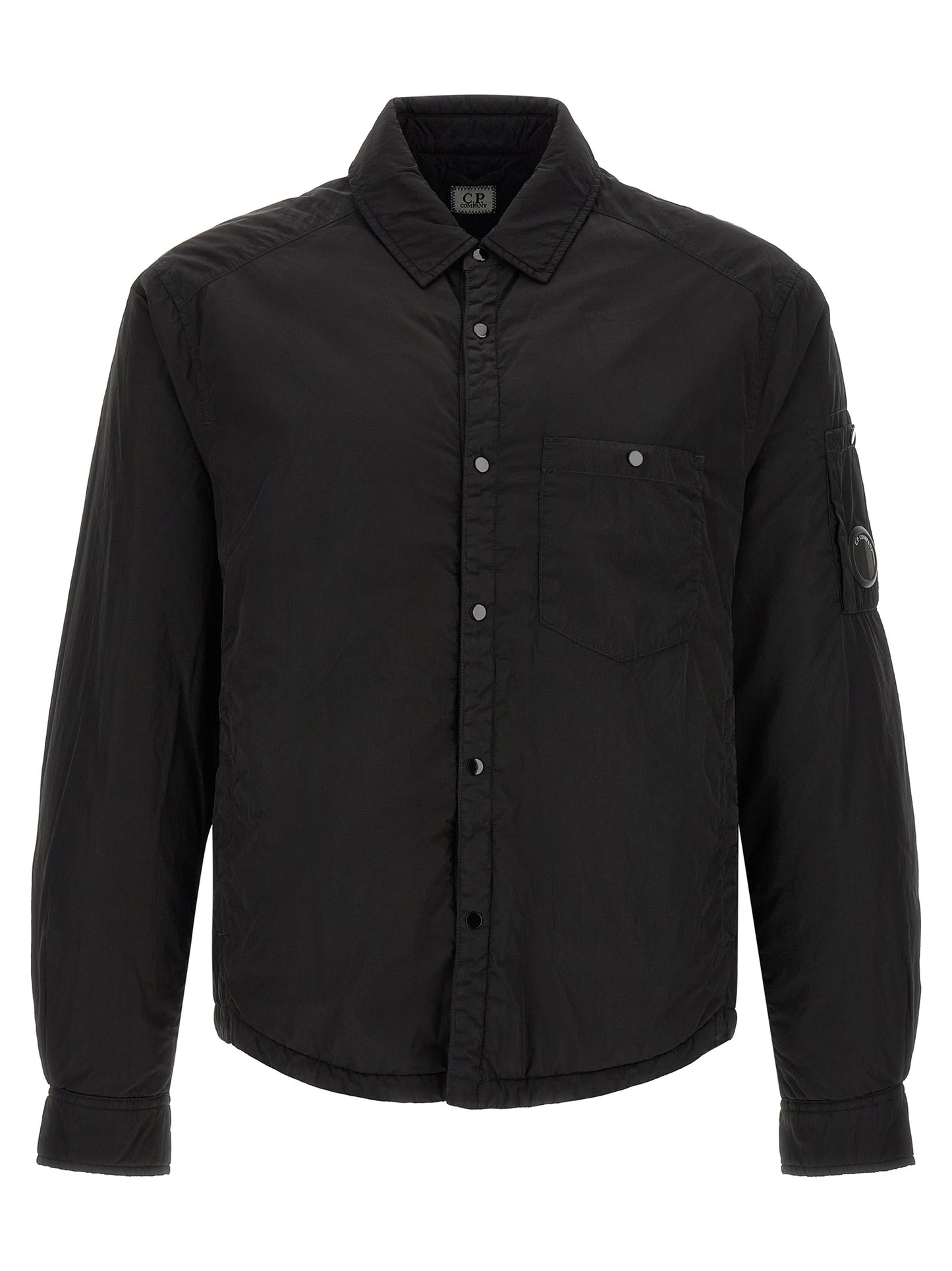 C.P. Company Black Polyamide Full-Length Jacket