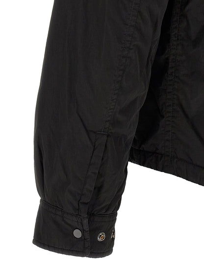 C.P. Company Black Polyamide Full-Length Jacket