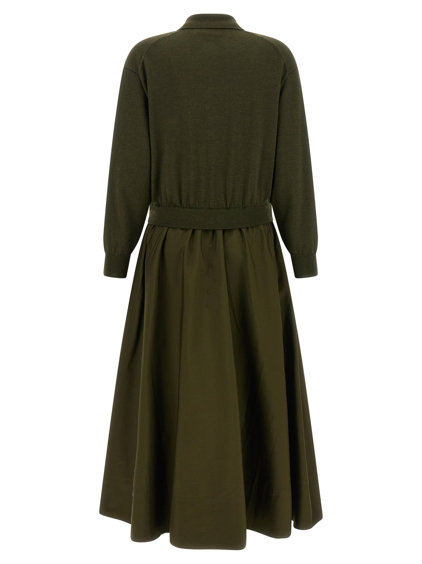 Polo Ralph Lauren Bicolor Wool Long Dress
