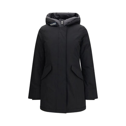 Woolrich Black Cotton Parka