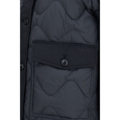 Woolrich Gray Polyester Shell Jacket