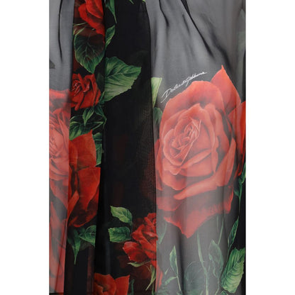 Dolce & Gabbana Black Silk Blouse