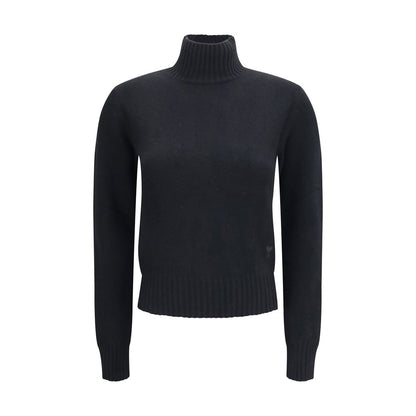 Ami Paris Black Cashmere Turtleneck