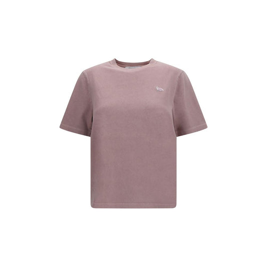 T-Shirt by Maison Kitsuné for women in organic cotton multicolor & signature features a plush silhouette, showcasing a sophisticated crew neckline and short-sleeve for a truly plush finish.