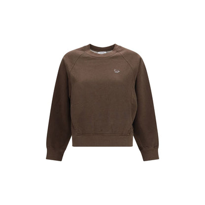Maison Kitsuné Brown Cotton Sweatshirt