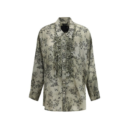 R13 Bicolor Viscose Blouse