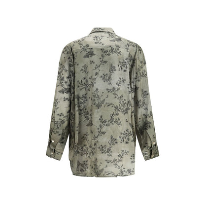 R13 Bicolor Viscose Blouse