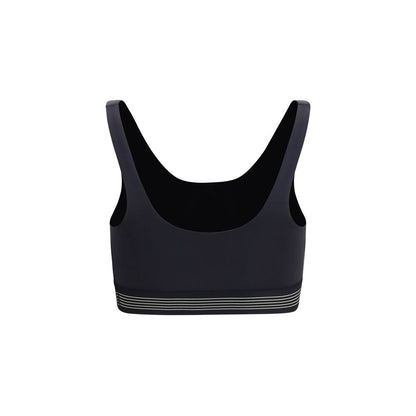 New Balance Black Polyester Sport Bra
