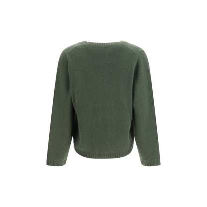 Sweater by Allude for women in cashmere bicolour showcases a downtown chic silhouette, artfully finished with a downtown chic v-neck neckline and for a sophisticated, high-end look.