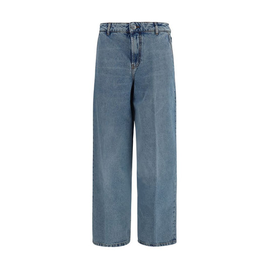 Ami Paris Blue Cotton Jeans Denim