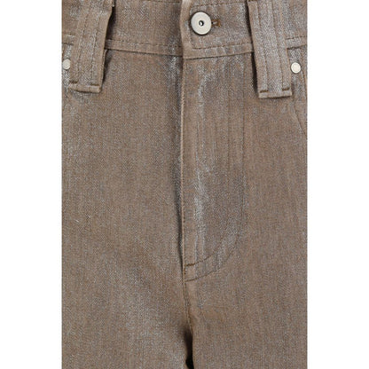 Brunello Cucinelli Beige Cotton Jeans Denim