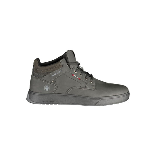 Lace-Up Boots by Lumberjack for men in polyester & polyurethane black features an high-performance silhouette, showcasing the sophisticated design of the Men's Polyester & Polyurethane Lace-Up Boots with a and a refined .